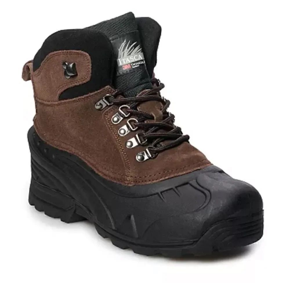 Itasca ice breaker mens waterproof lace up boots Sz 8